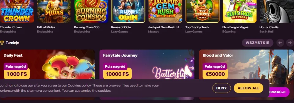 Automaty i kasyno na żywo w GDFPlay Casino Kafelki kategorii gier GDFPlay Casino: bonus, instant, book, roulette, live games, popular